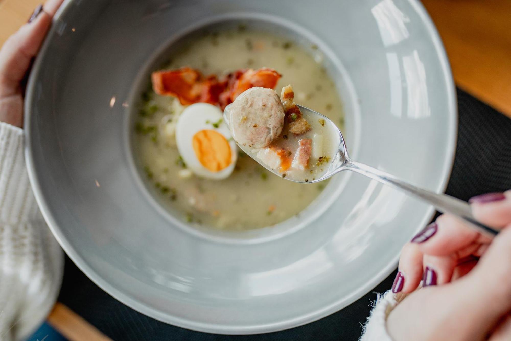Hotel Marina Club أولشتين المظهر الخارجي الصورة A bowl of borsch