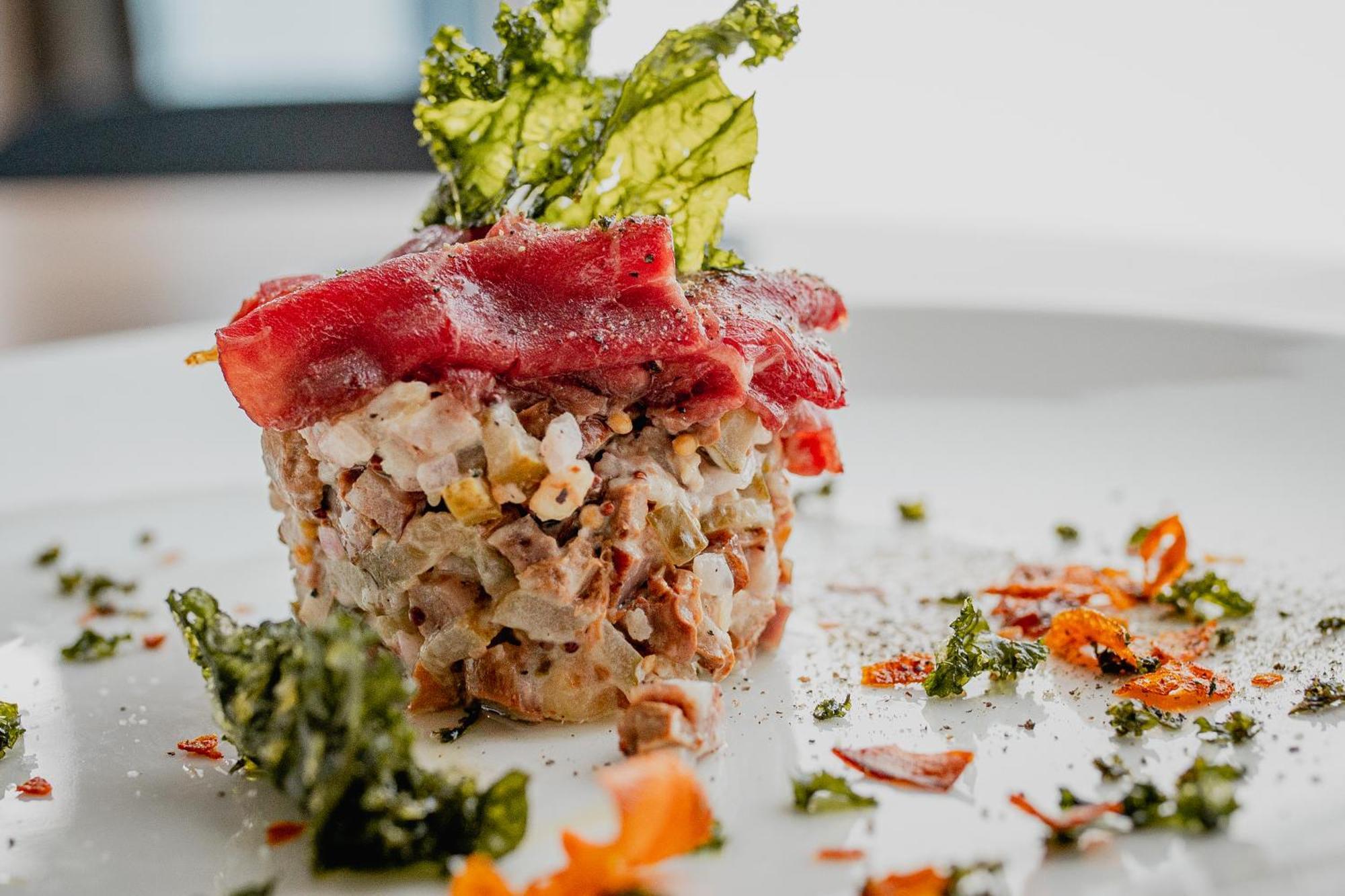 Hotel Marina Club أولشتين المظهر الخارجي الصورة Tuna tartar